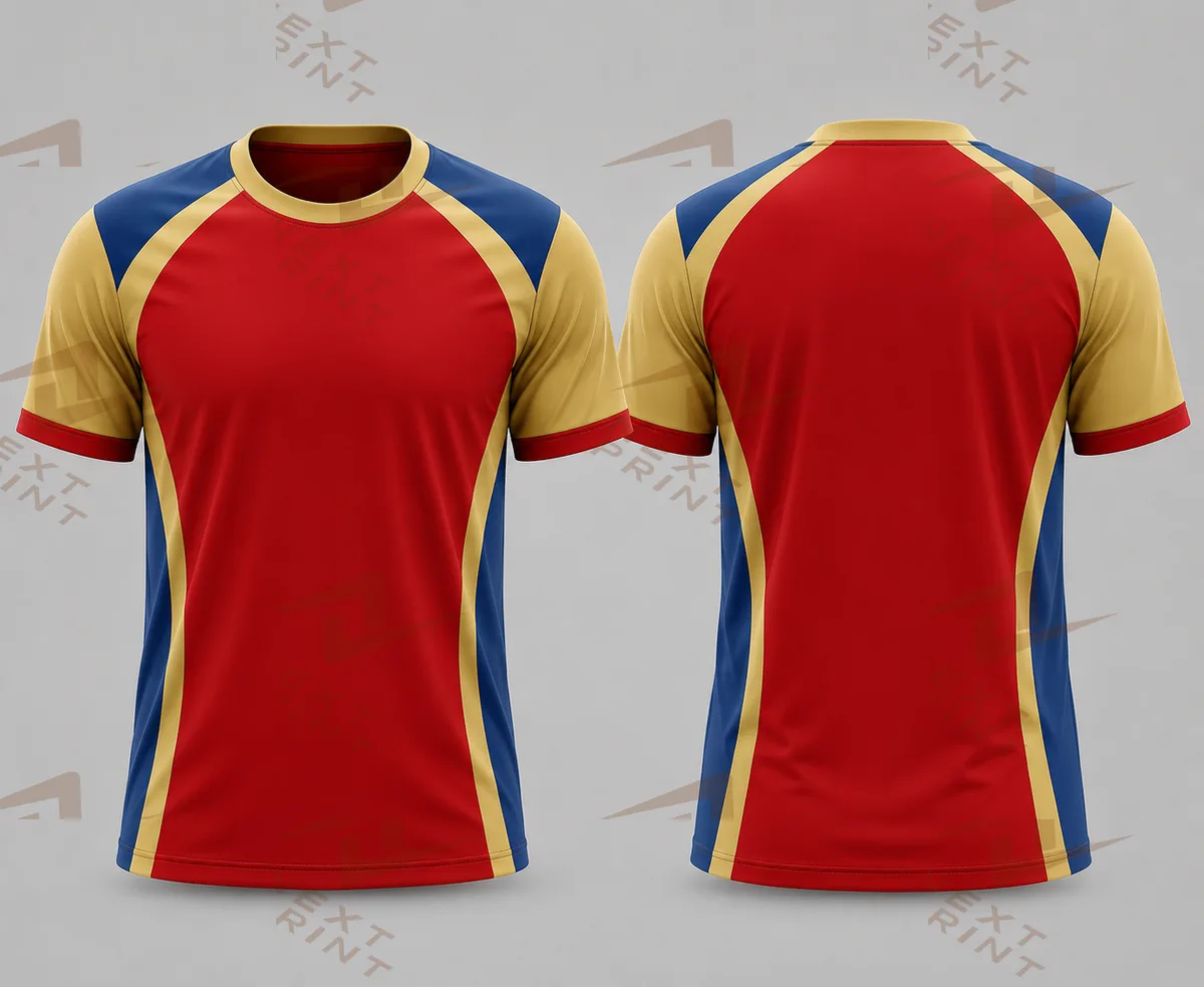 bangalore fan jersey round neck half sleeve name and number print