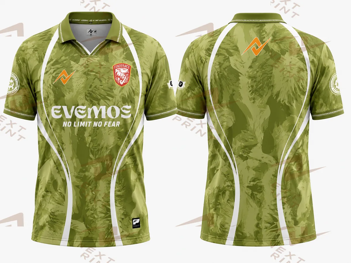 Olive Green Camouflage Football Jersey – Premium Soccer Sportswear Jersey